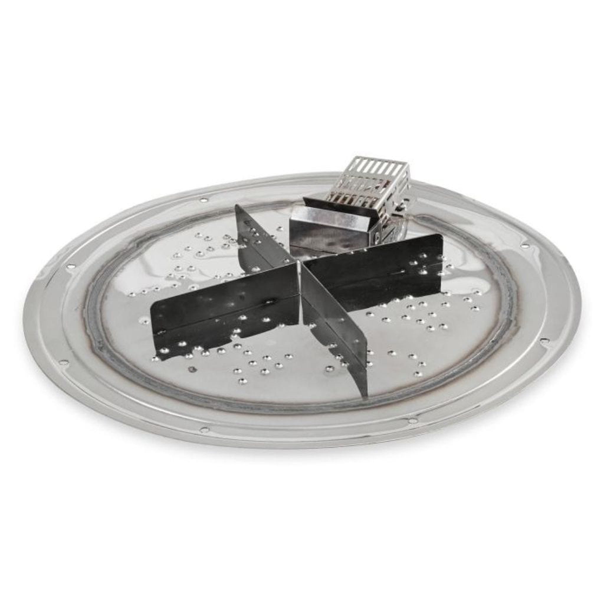 The Outdoor GreatRoom Company Round Crystal Fire Plus Stainless Steel Gas Burner Insert