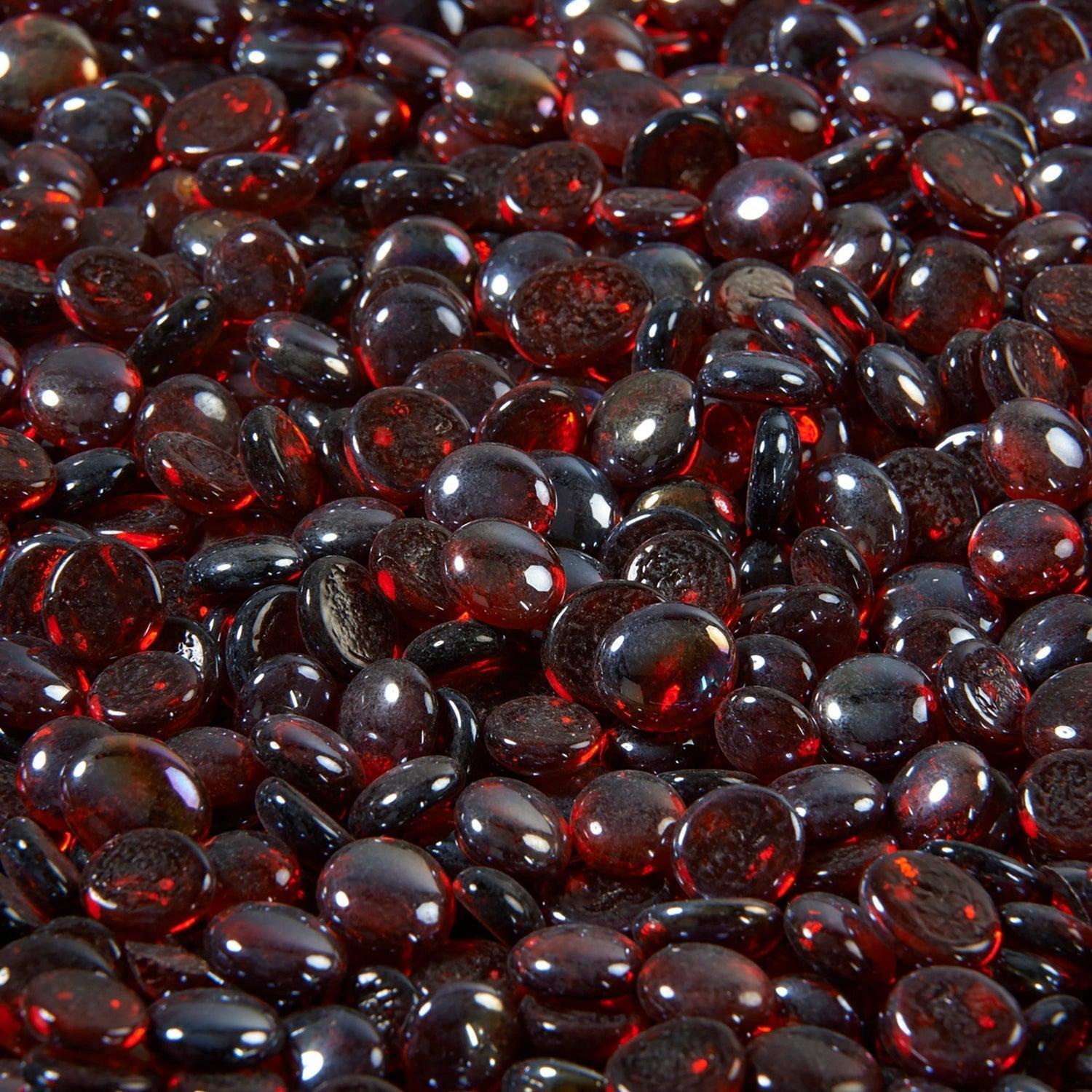 The Outdoor GreatRoom Company 40 lb Ruby Tempered Fire Glass Gems Kit