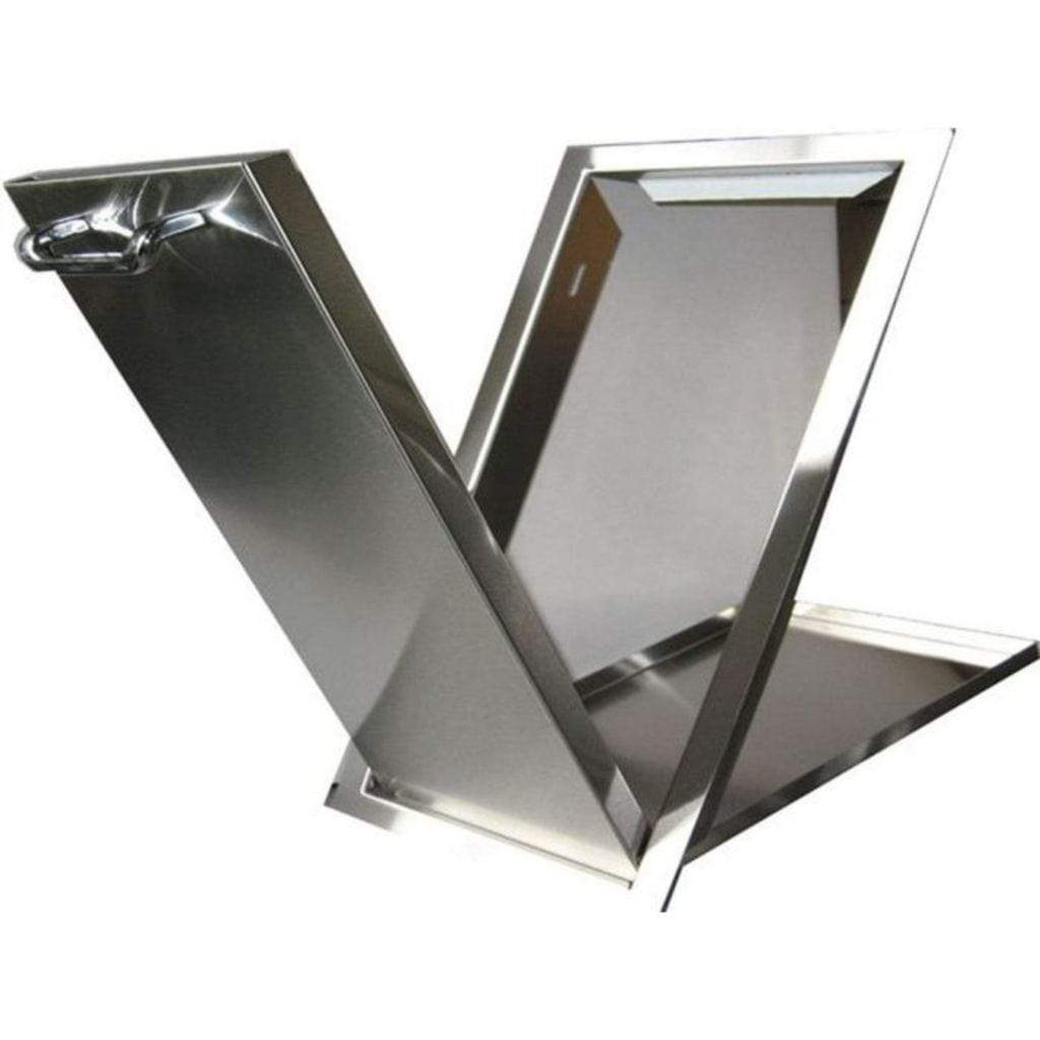 The Outdoor GreatRoom Company Stainless Steel Combo Access Door with Dual Drawer Storage