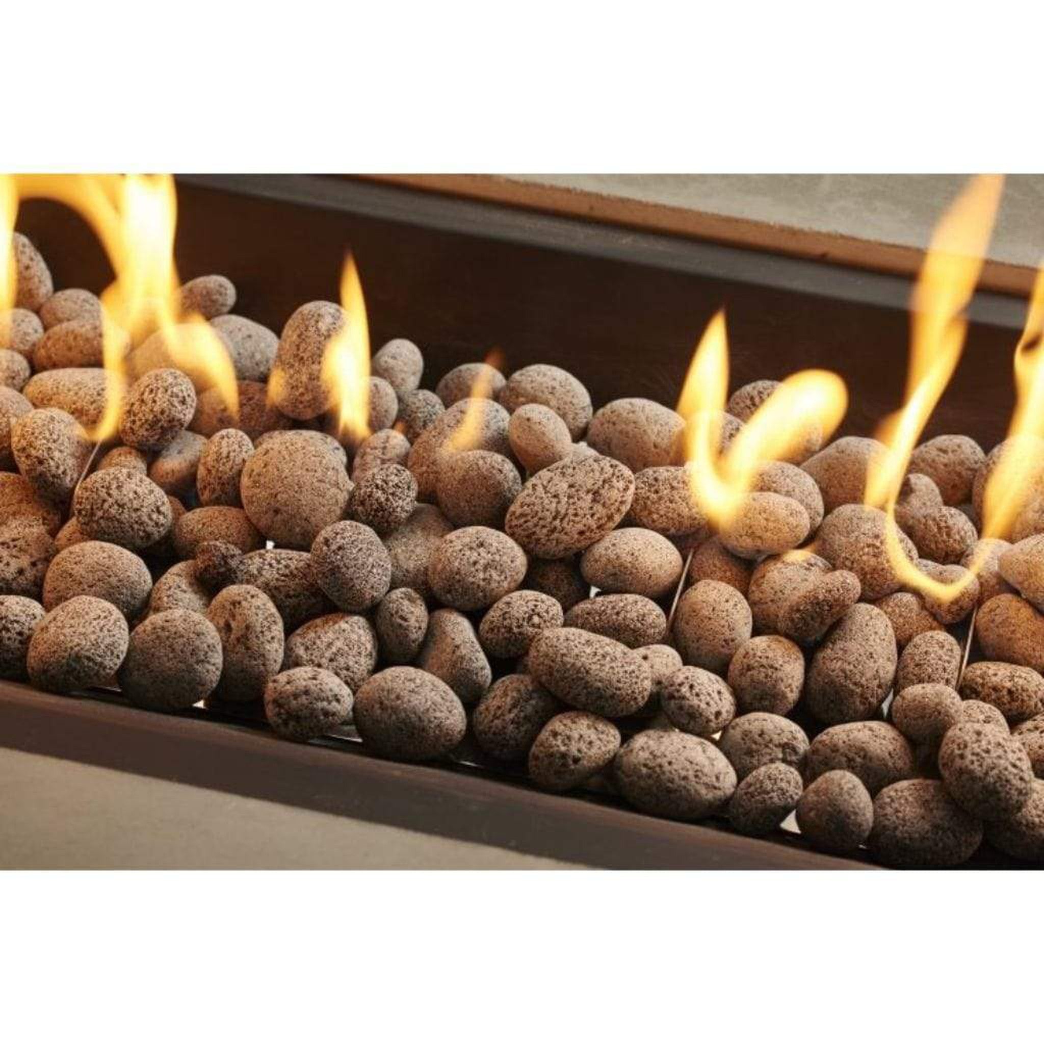 The Outdoor GreatRoom Company Tumbled Lava Rock – Three 5 lb Bags for Fire Pits
