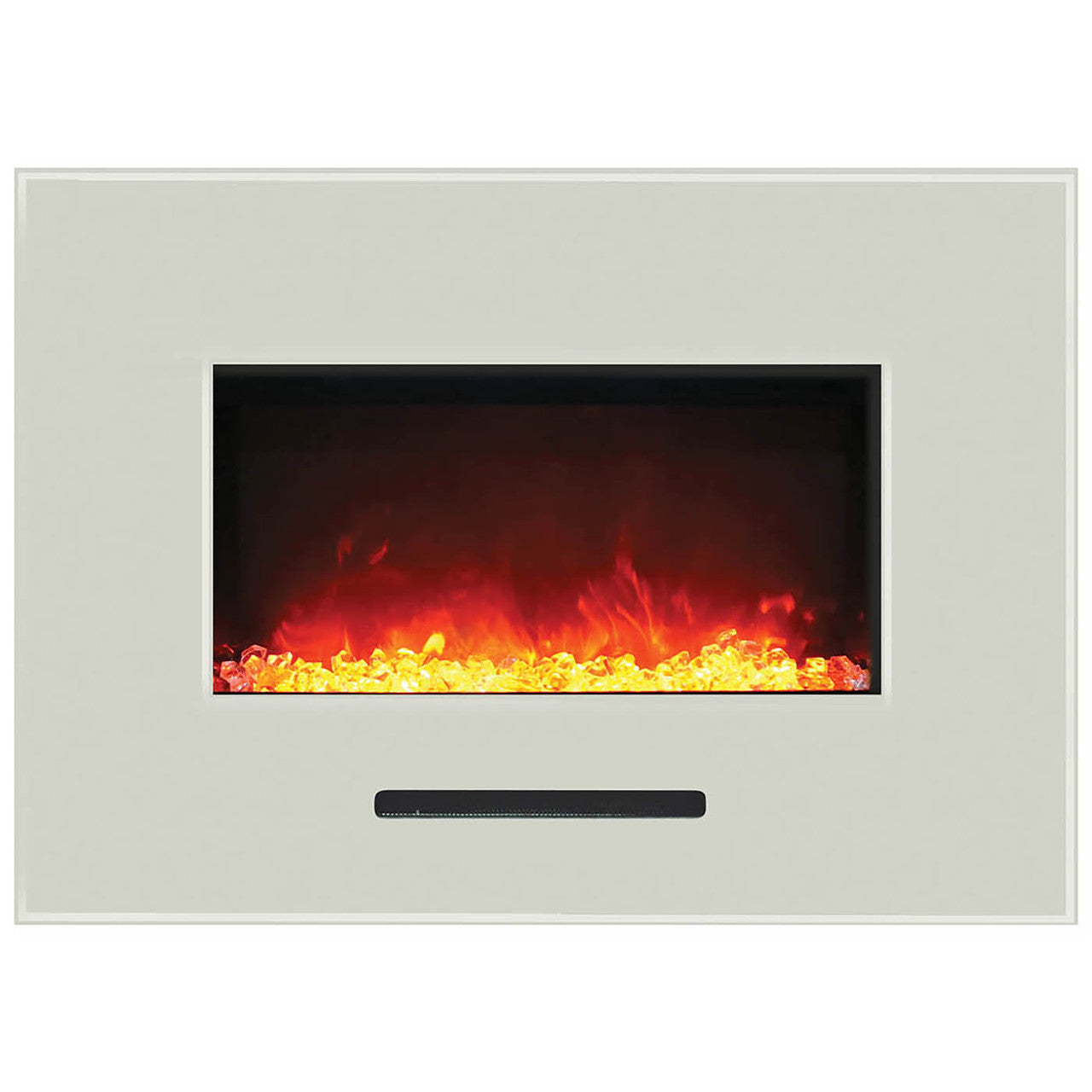 Amantii WM-FM Series Built-in or Wall Mount 34 Inch Electric Fireplace
