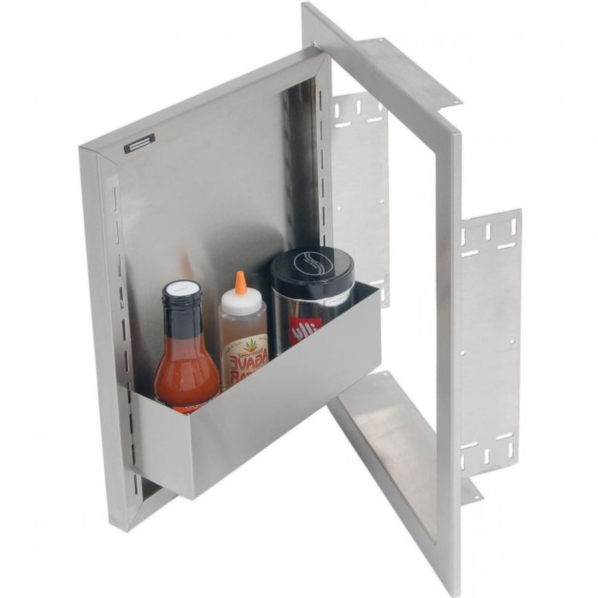 Alfresco Accessory Door Bin for 17-Inch Door/Drawer Combo & Door/Towel Holder Combo