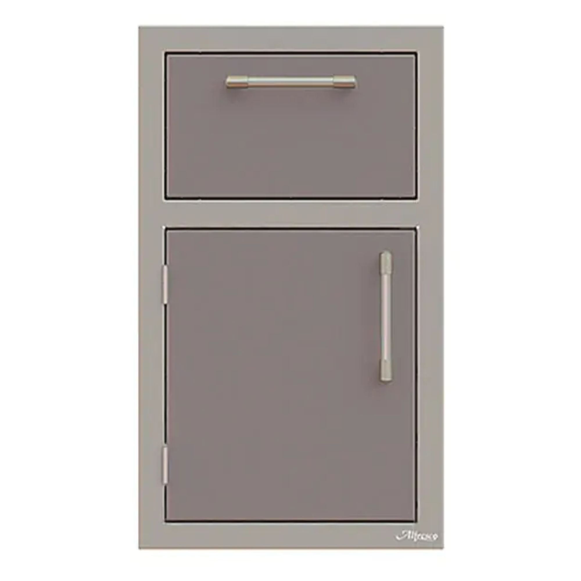 Alfresco 17-Inch Stainless Steel Left-Hinged Door & Paper Towel Holder Combo