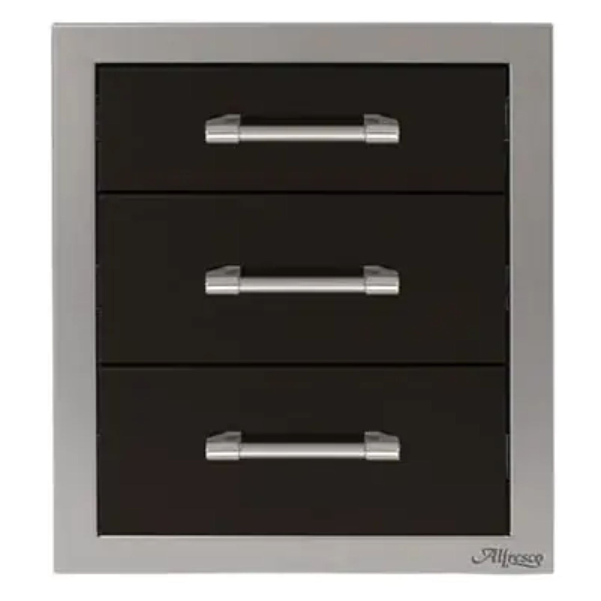 Alfresco 17-Inch Stainless Steel Soft-Close Triple Drawer