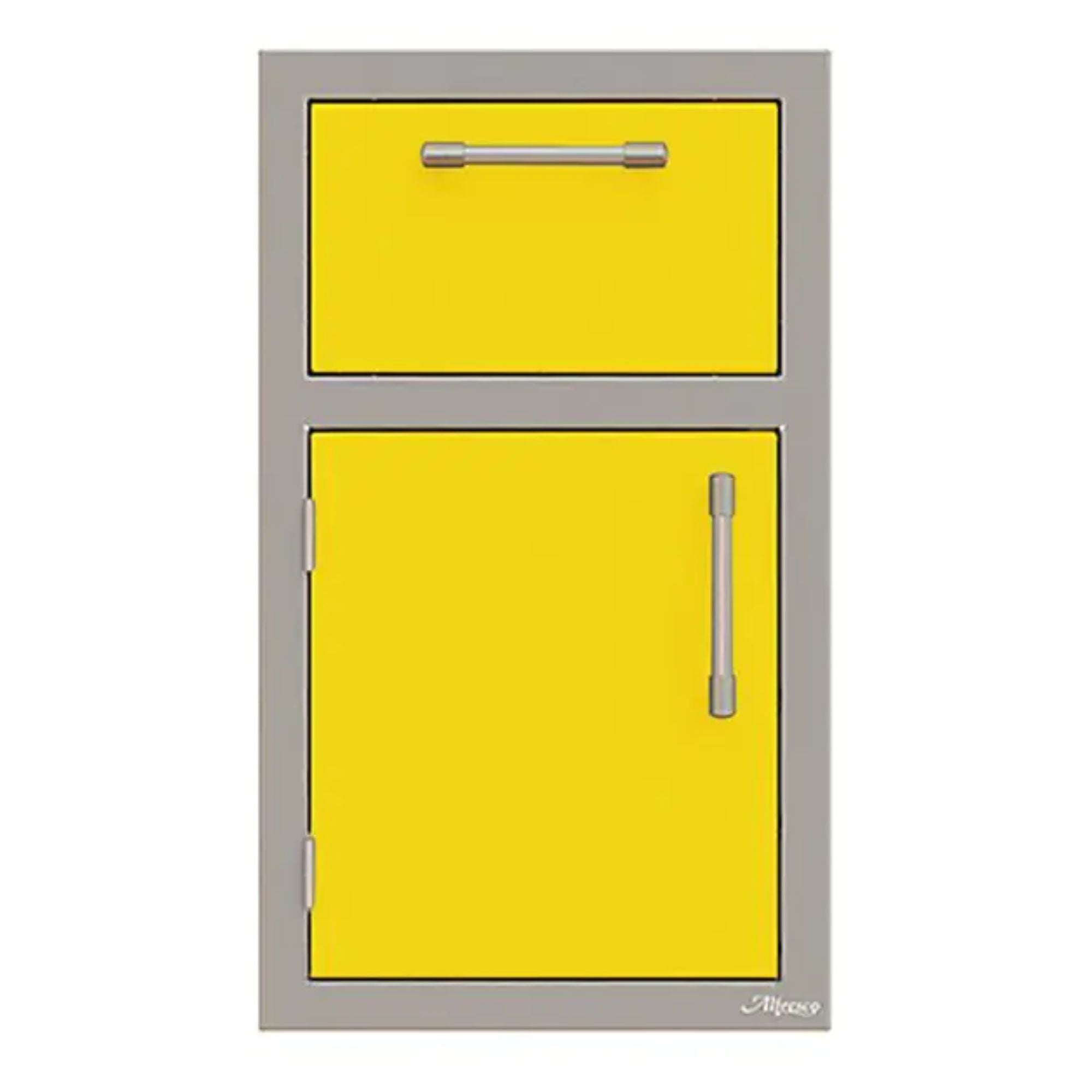 Alfresco 17-Inch Stainless Steel Left-Hinged Door & Paper Towel Holder Combo