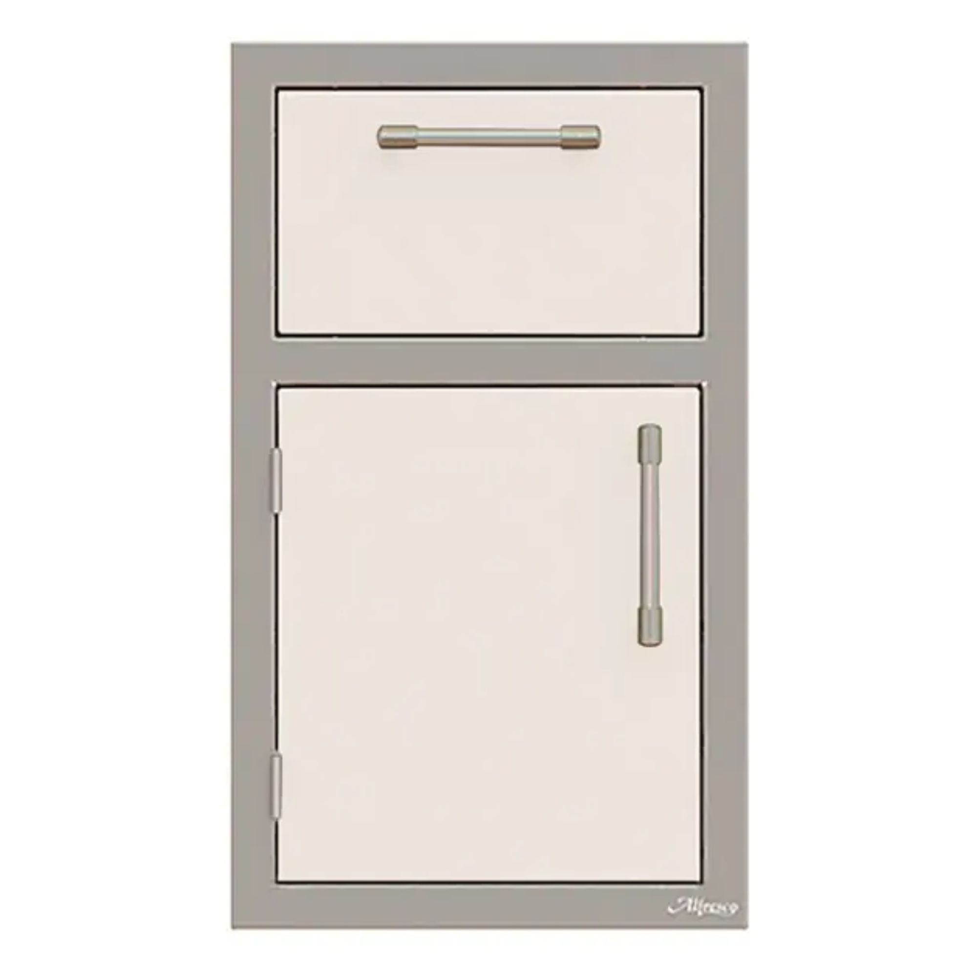 Alfresco 17-Inch Stainless Steel Left-Hinged Door & Paper Towel Holder Combo