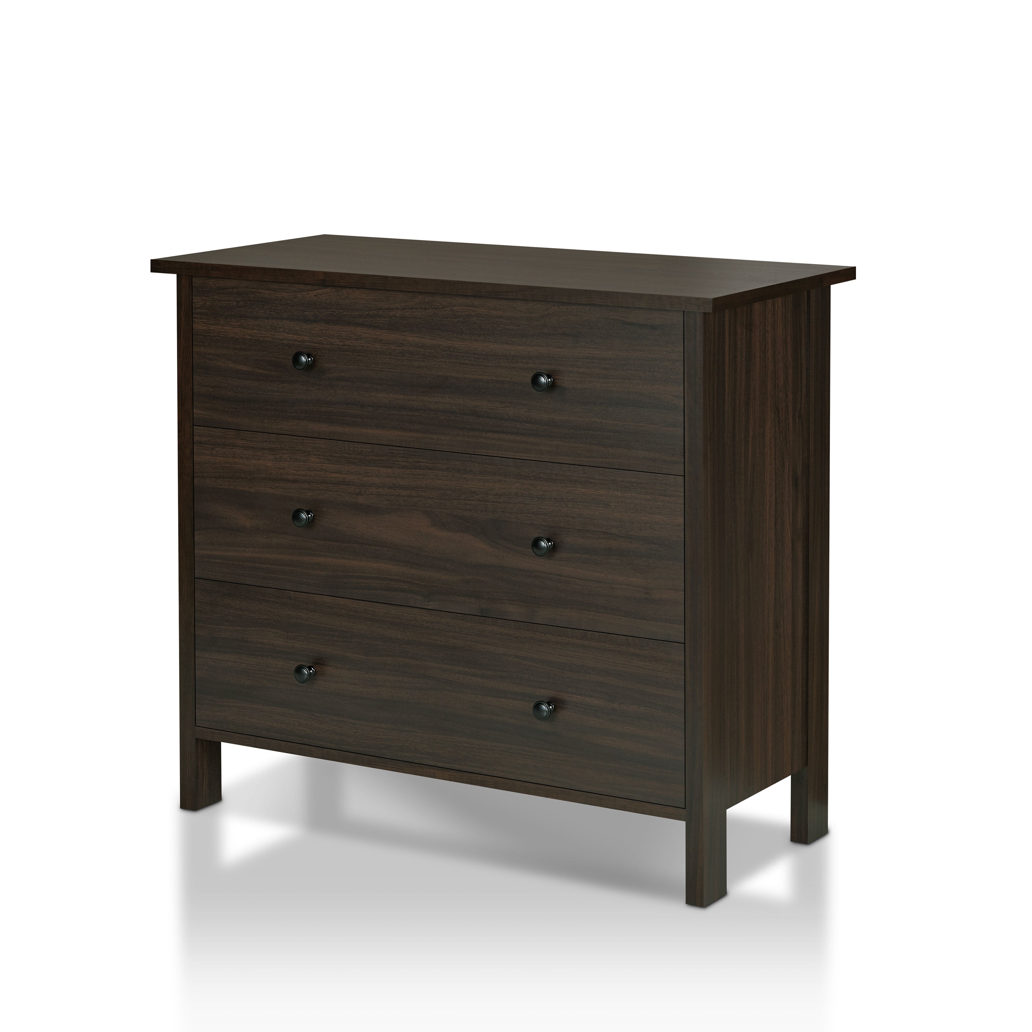 Zillett 3-Drawer Chest in Wenge