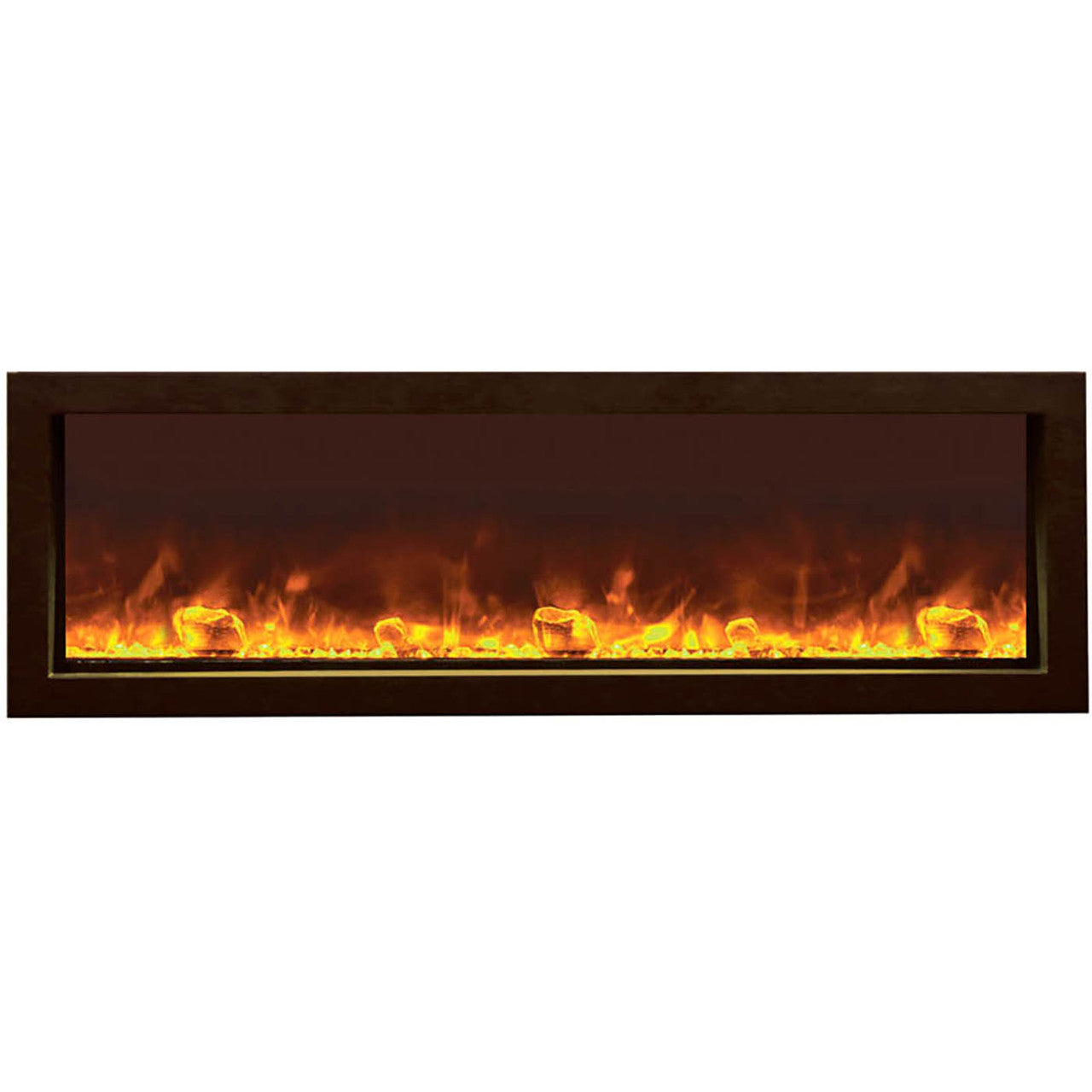 Amantii 40 Inch Panorama Slim BI-40-SLIM-OD Linear Indoor or Outdoor Electric Fireplace