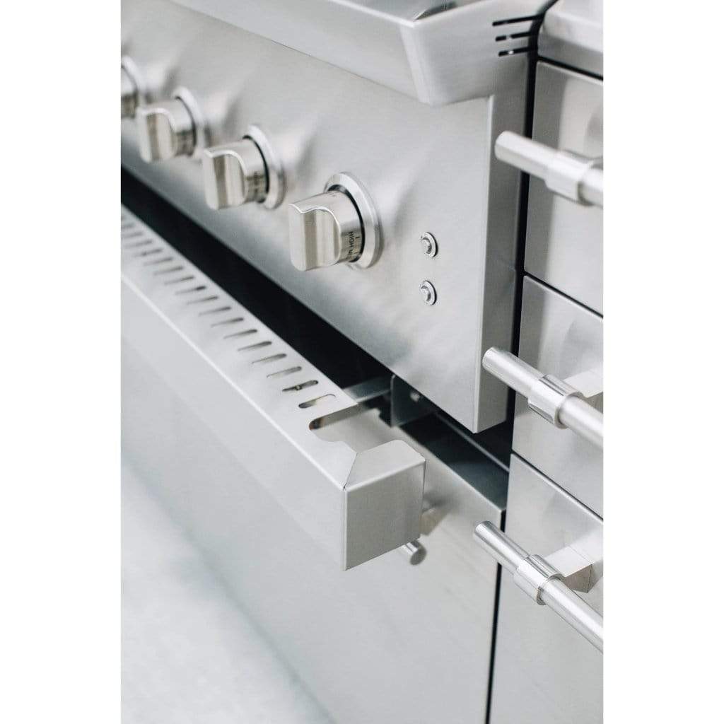 Summerset Encore Series 54" 8-Burner Freestanding Hybrid Grill