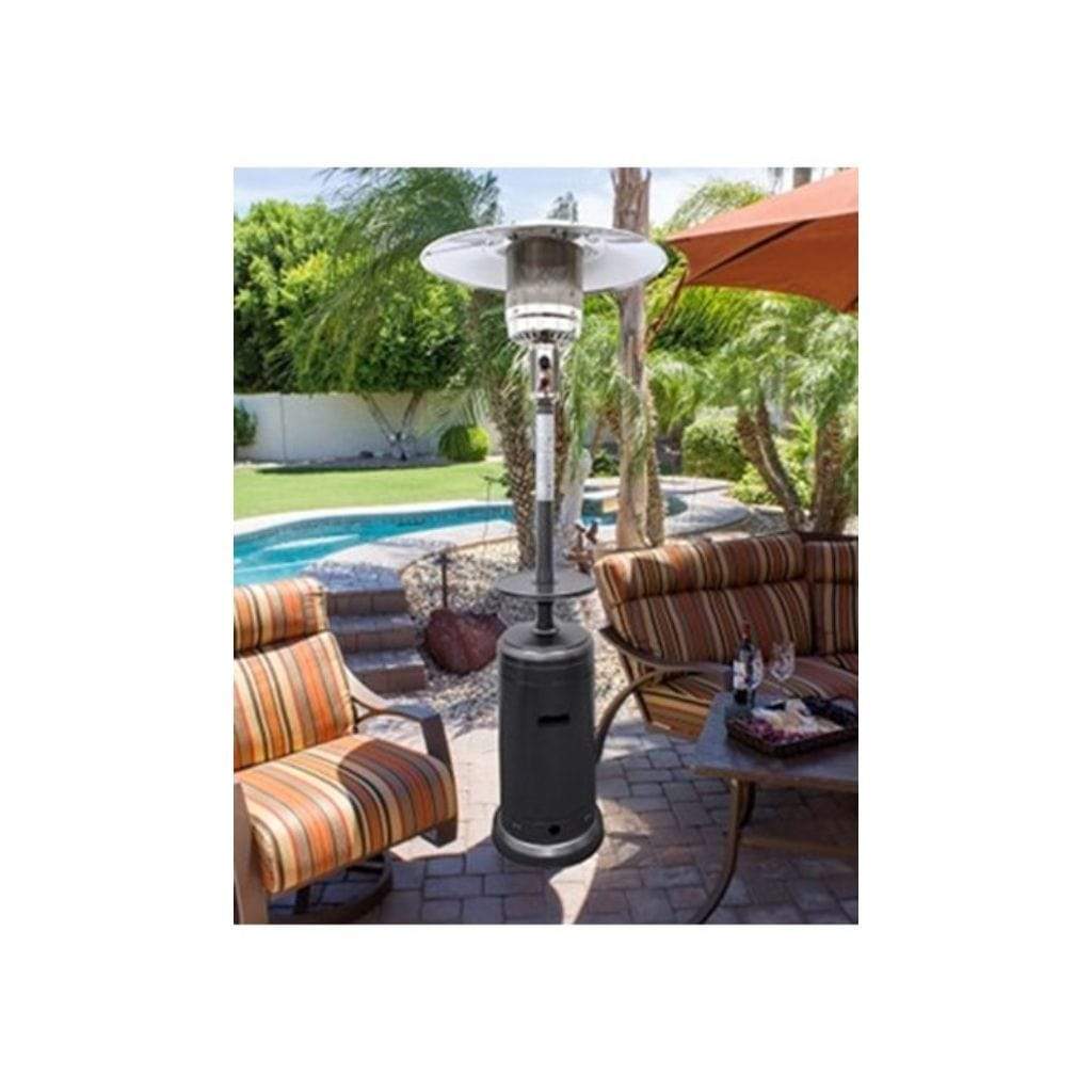 34" Tall Hammered Patio Heater with Table - 48000 BTU's - AZ Patio Heaters