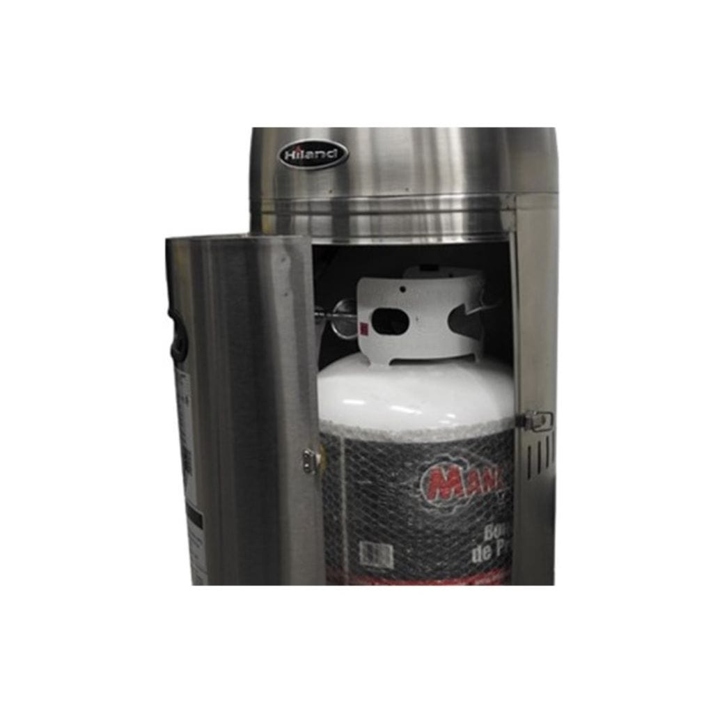 36" Tall Stainless Steel Patio Heater with Table 48000 BTU's - AZ Patio Heaters