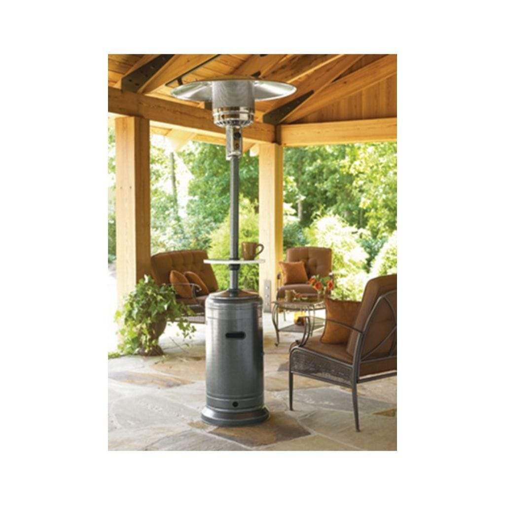 87" Hammered Patio Heater With Table - AZ Patio Heaters
