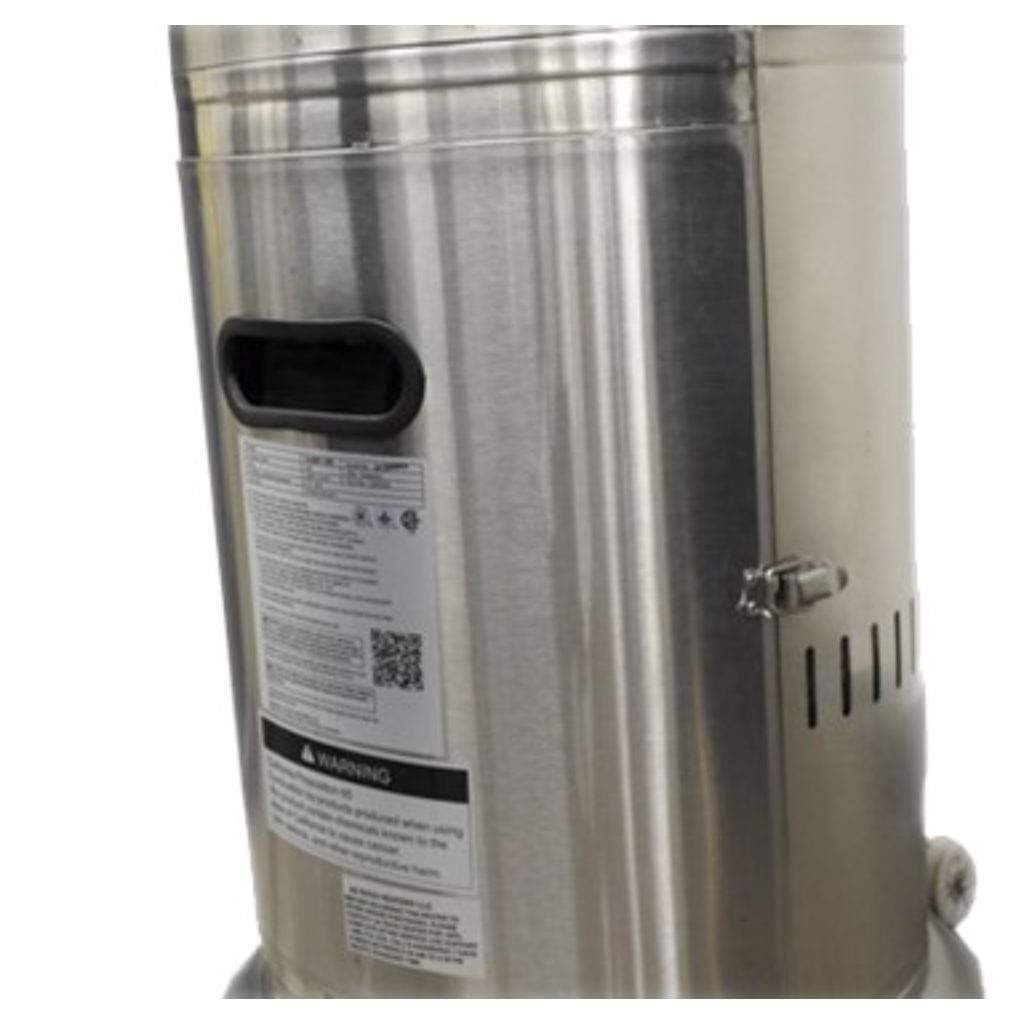 87" Stainless Steel Propane Patio Heater with Table - AZ Patio Heaters
