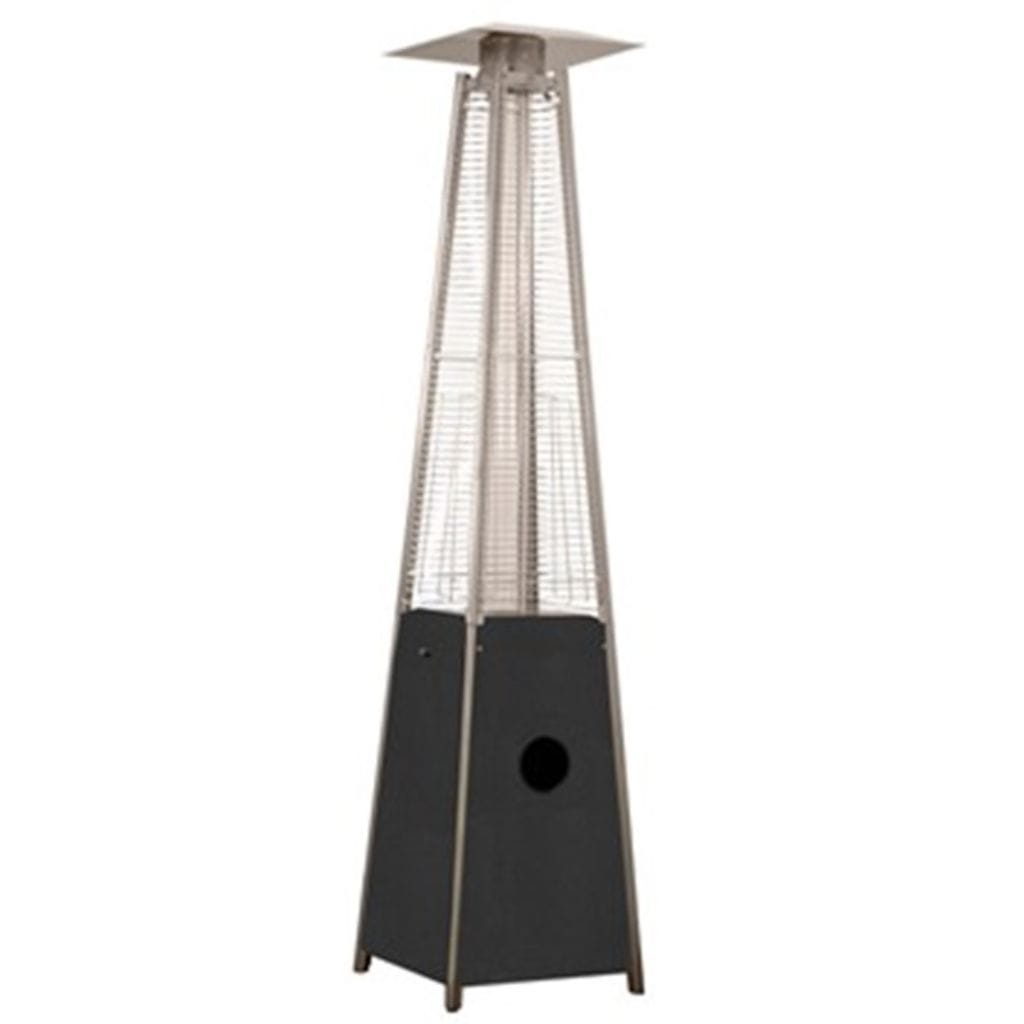 89" Silver Residential Hammered Glass Tube Patio Heater 40000 BTU's - AZ Patio Heaters