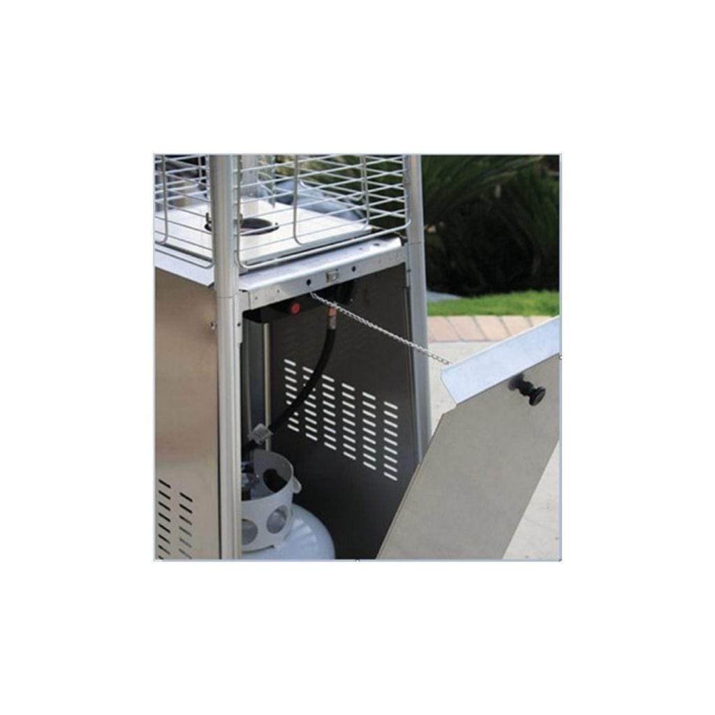 91" Stainless Steel Residential Glass Tube Patio Heater 40000 BTU's - AZ Patio Heaters