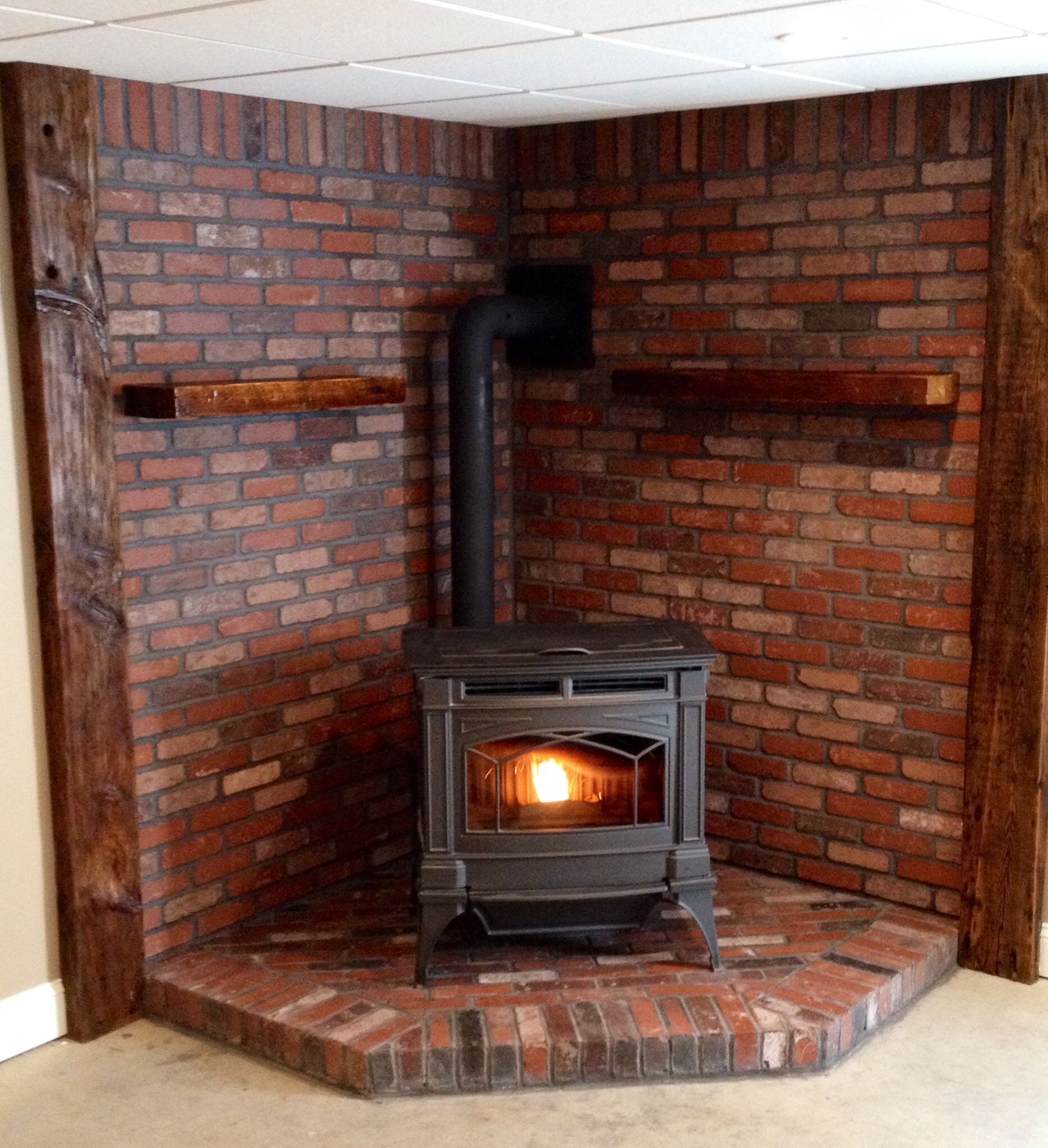 American Panel | Used Brick-Classic Edge-Type 2 Hearth Board