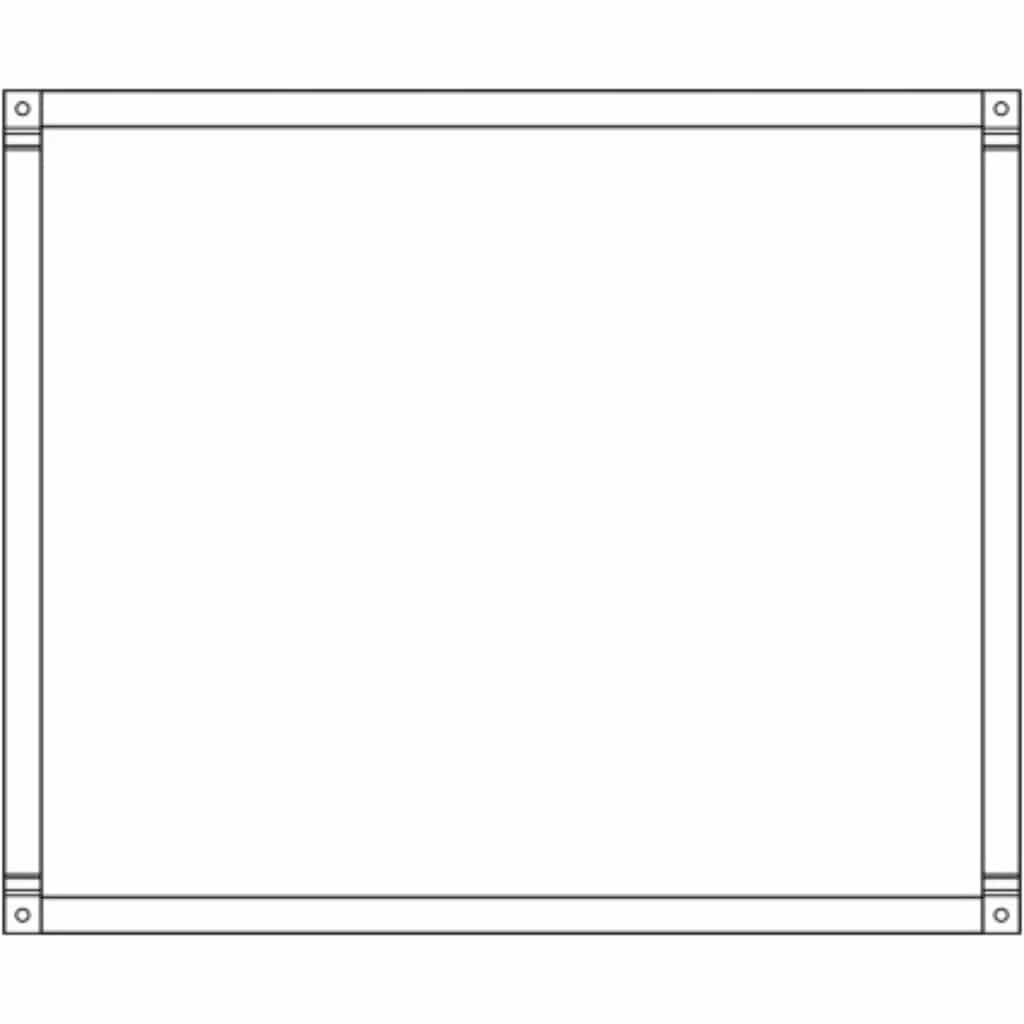 Empire | Decorative Forged Iron Front and Insets for 40" Rushmore Fireplace