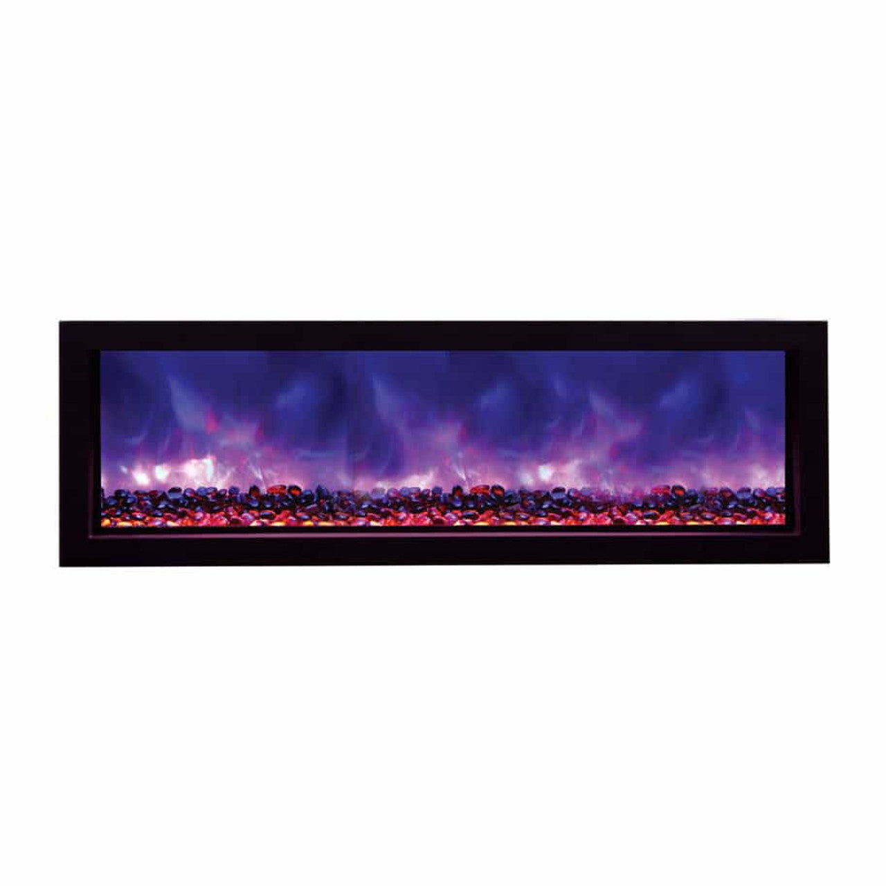 Amantii BI 60” SLIM Panorama Indoor/Outdoor Electric Fireplace with Remote