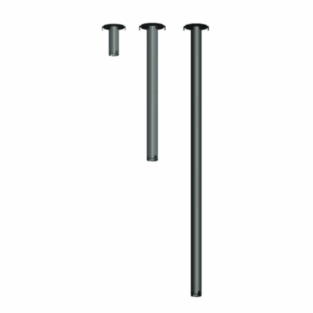 Bromic Heating - Straight Ceiling Mount Pole for Eclipse Smart-Heat Electric Pendant Heater