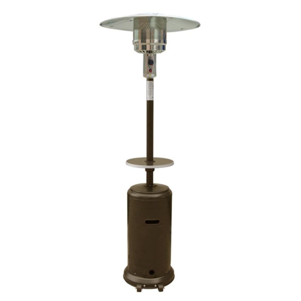 87" Hammered Patio Heater With Table - AZ Patio Heaters