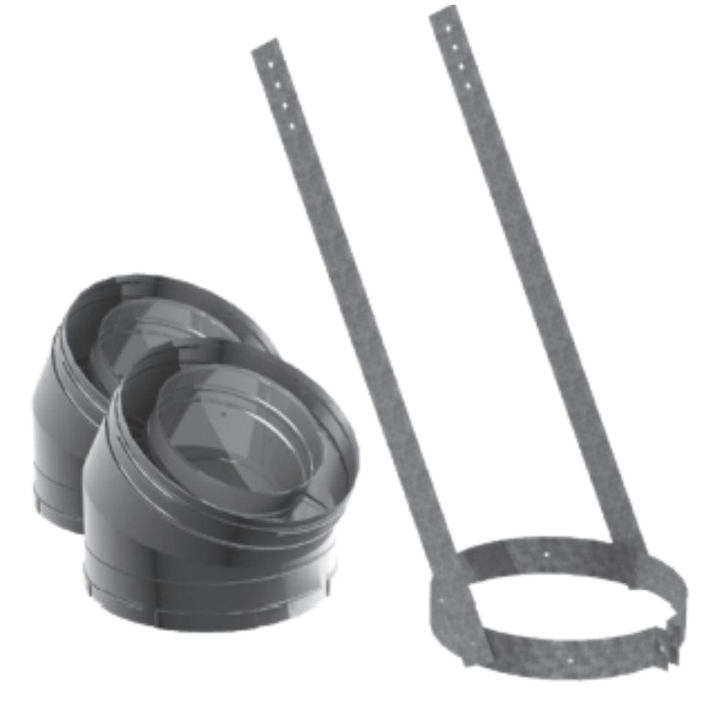 DuraVent - 8" Inner Diameter DuraChimney ll Elbow Kit