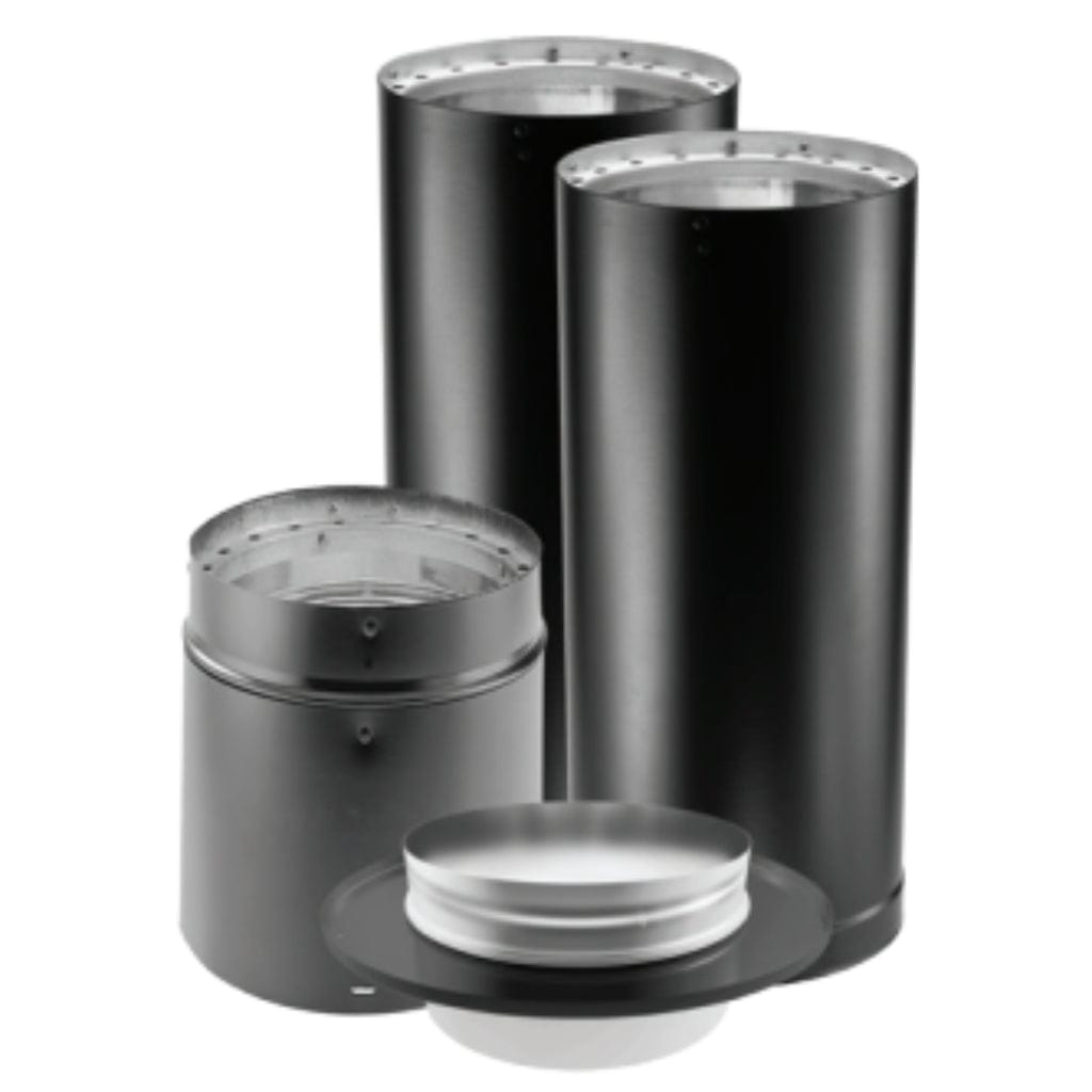 DuraVent - 6" DVL Double-Wall Black Close Clearance Connector Kit
