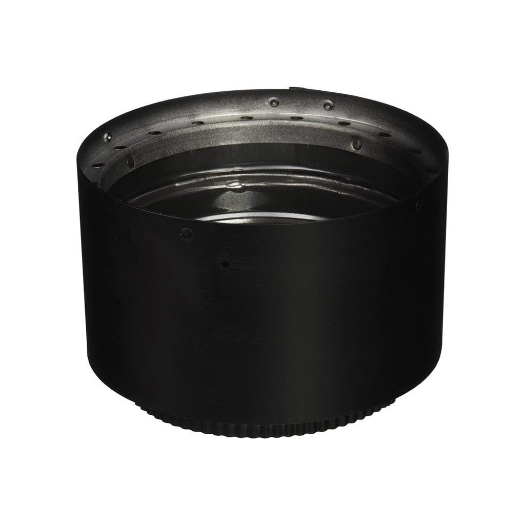 DuraVent - Cathedral Ceiling With Black Double Wall Pipe Wood Stove Chimney Kit