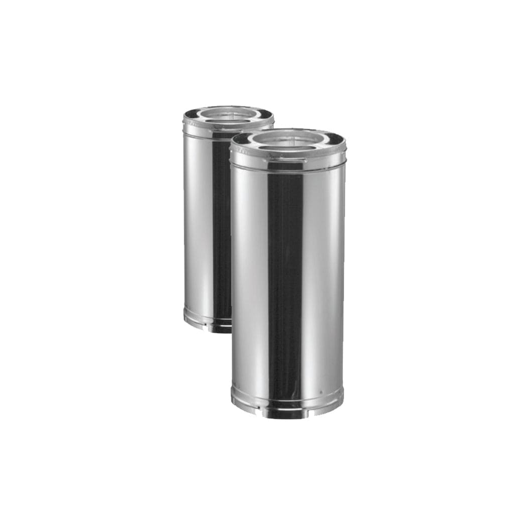 DuraVent - Cathedral Ceiling With Black Single Wall Pipe Wood Stove Chimney Kit