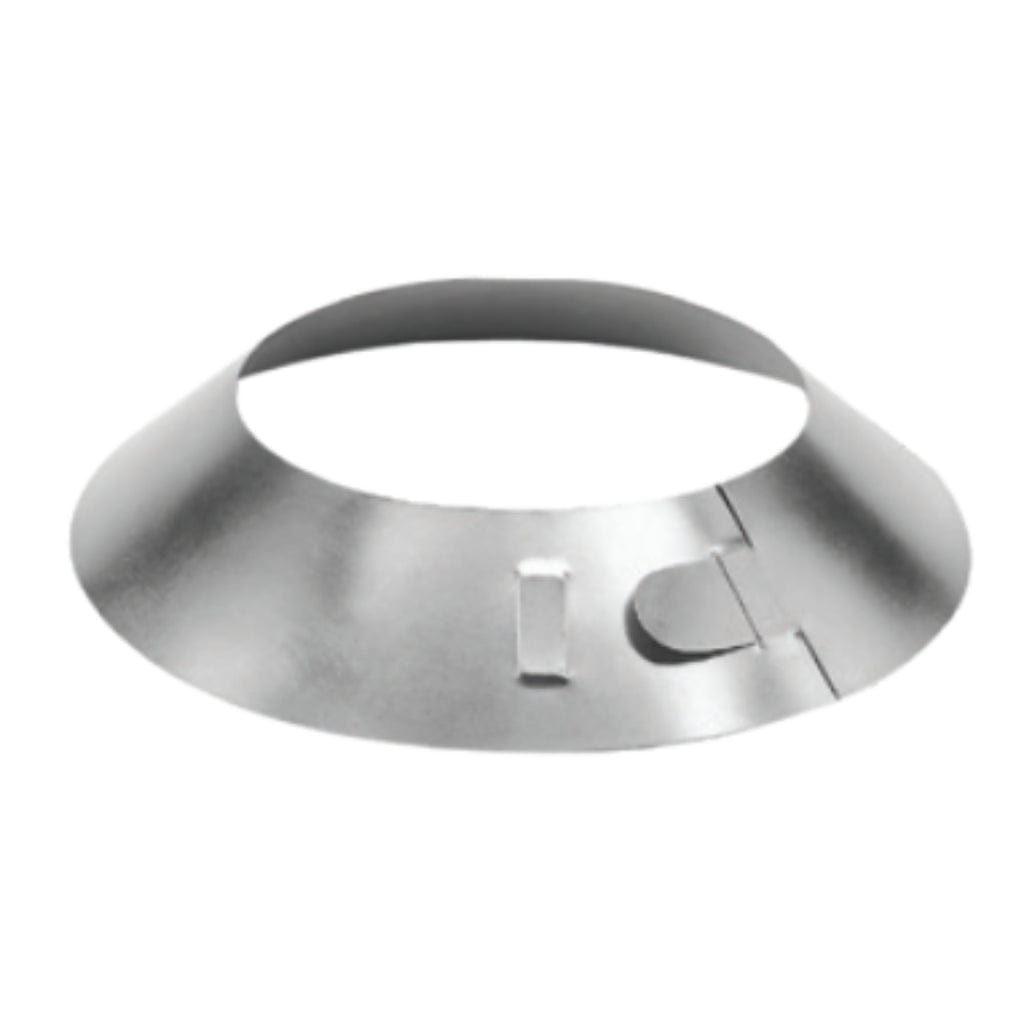 DuraVent - Cathedral Ceiling With Black Single Wall Pipe Wood Stove Chimney Kit