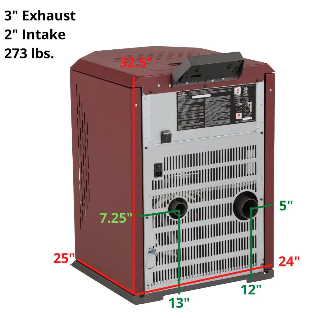 Comfortbilt 24" Hp22 Freestanding Pellet Stove With Thermostat And Blower