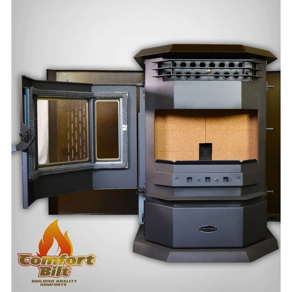 Comfortbilt 24" Hp22 Freestanding Pellet Stove With Thermostat And Blower