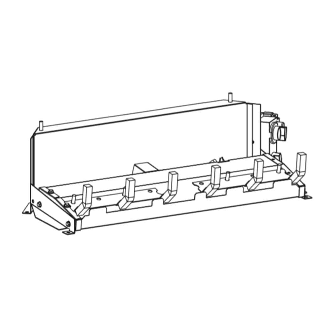 Empire | 16"/18"/24"/30" Vent-Free Slope Glaze Gas Burner with Variable Flame Remote Control (Burner Only)