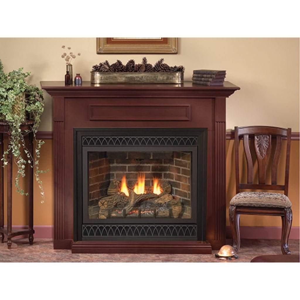 Empire DVD32FP Tahoe 32-inch Deluxe Direct Vent Propane Gas Fireplace - Millivolt Control With On/Off Switch