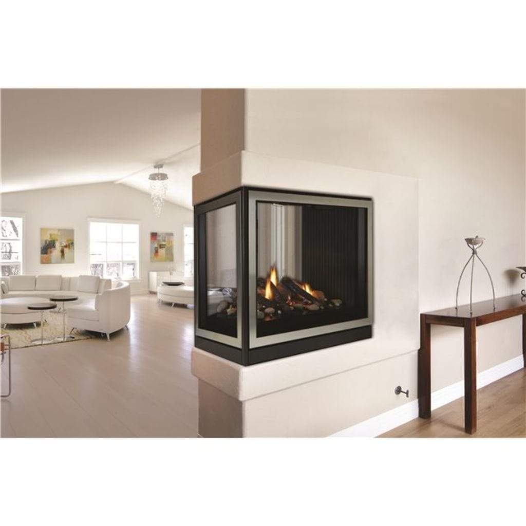 Empire Tahoe 36-inch Premium See Through Natural Gas Direct Vent Fireplace - Millivolt Control With On/Off Switch