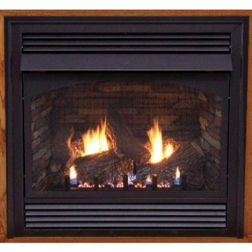 Empire Vail 36 Inch Ventless Premium Fireplace With Slope Glaze Burner