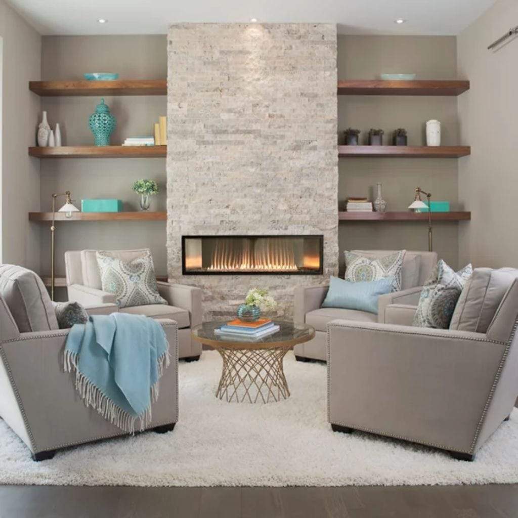 Empire Boulevard VFLB48FP 48-inch Linear Vent Free Gas Fireplace