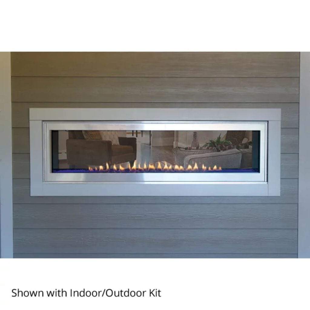 Empire Boulevard 60-inch Linear See-through Vent Free Gas Fireplace