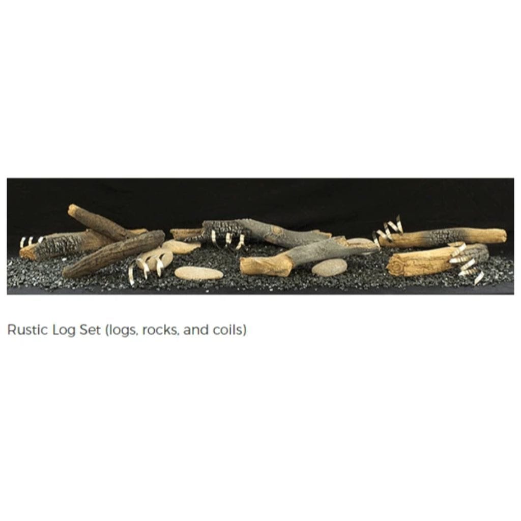 Empire | 7-Piece Log Set Accessory for Boulevard Direct Vent Linear Fireplaces
