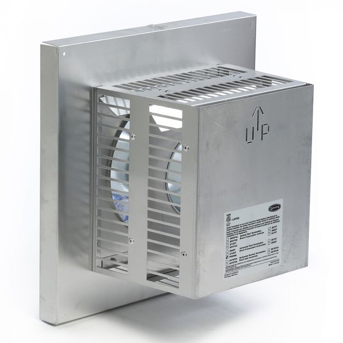 Kingsman - FDVHSQ Square Vent Horizontal Termination for 4x7-Inch Venting