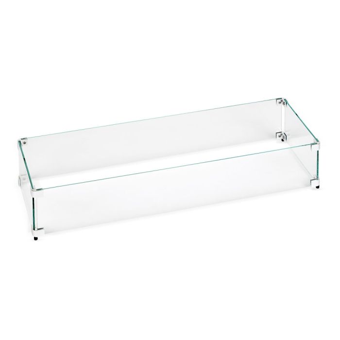American Fire Glass Linear Glass Flame Guard for 30" x 6" Linear Drop-In Fire Pit Pan