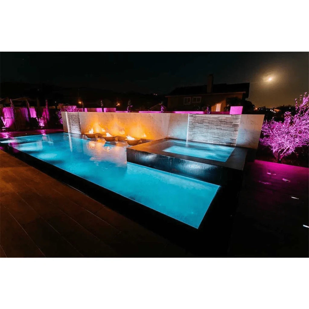 The Outdoor Plus - Cazo Hammered Copper 4 Way Spill Round Fire & Water Bowl 36"