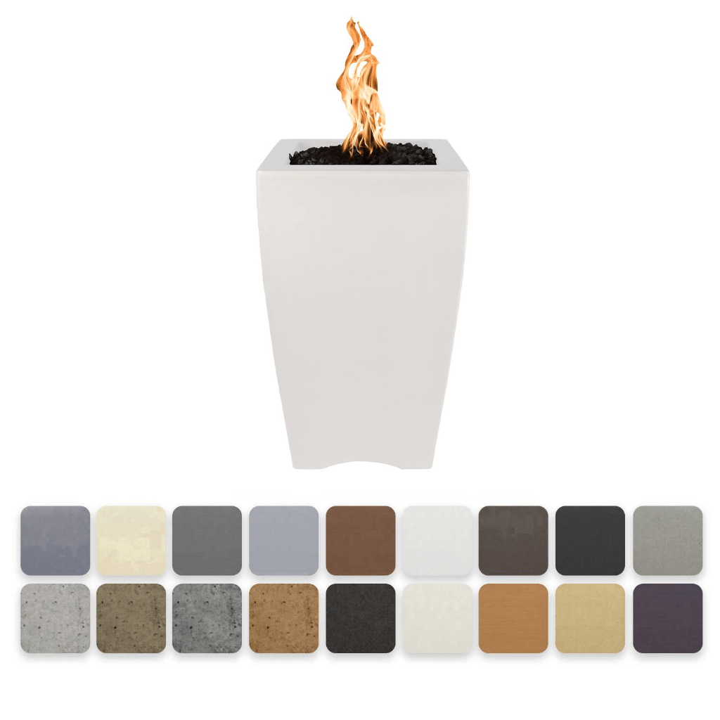 Square Concrete Fire Pit | Fire Pit Without Access Door