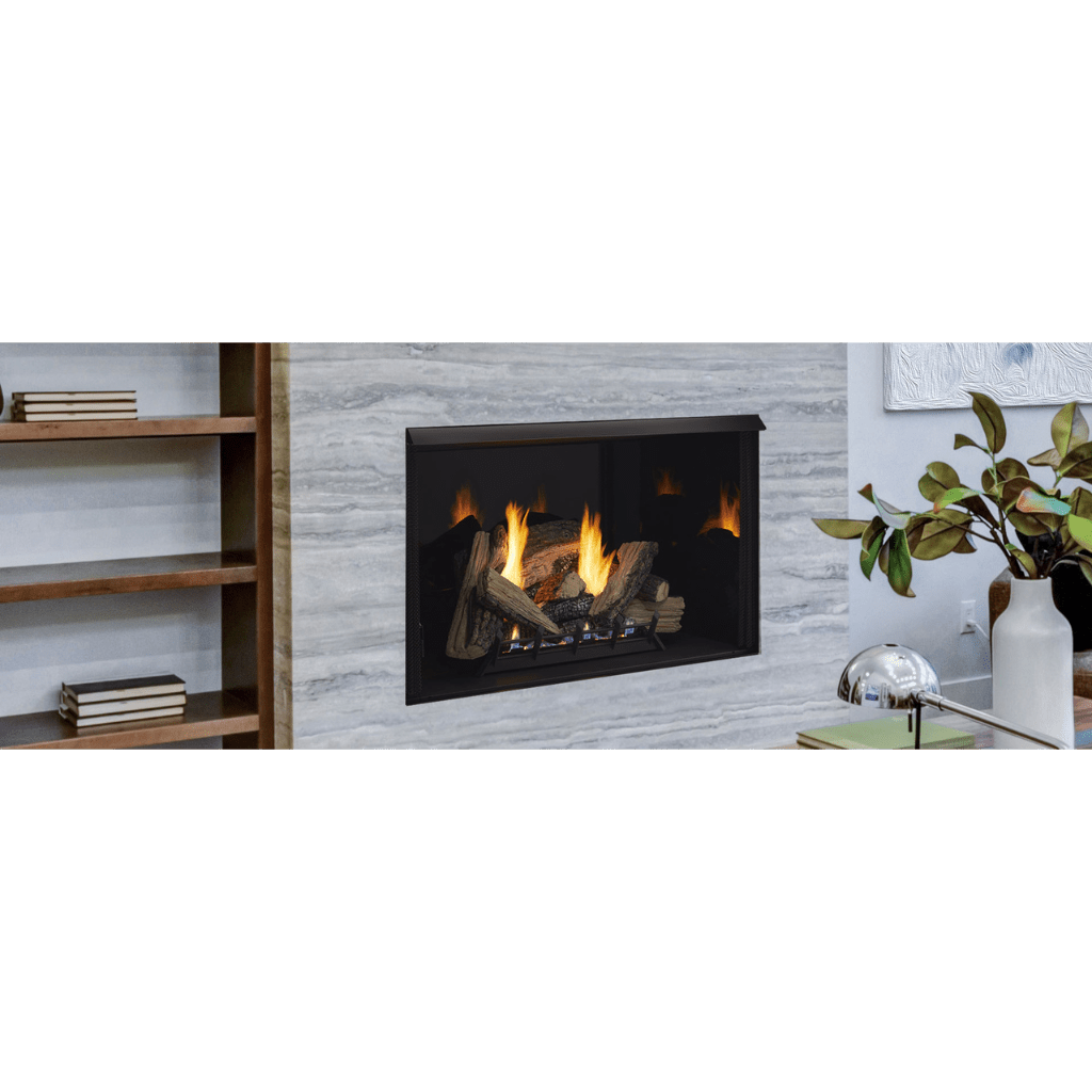 Monessen - 36" Attribute Universal Circulating Vent Free Firebox with Radiant Face and Multitonal Brown/Gray Reversible Interior Panels