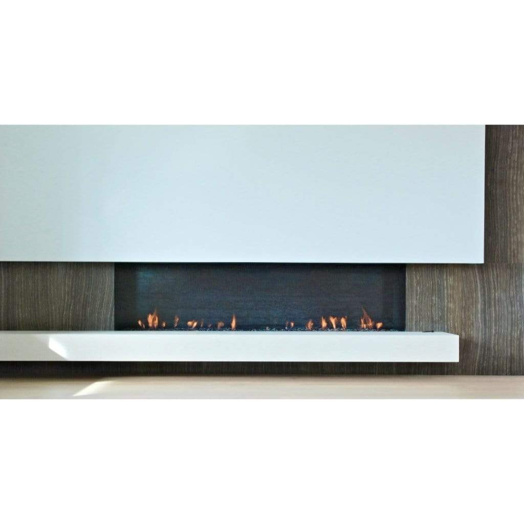 Mason-lite Square Sides 120 Inch Linear Gas Fireplace - Dual 12" B-vent