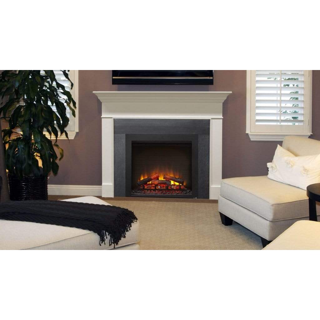 SimpliFire Traditional 36 Inch Built-In wall mount Electric Fireplace