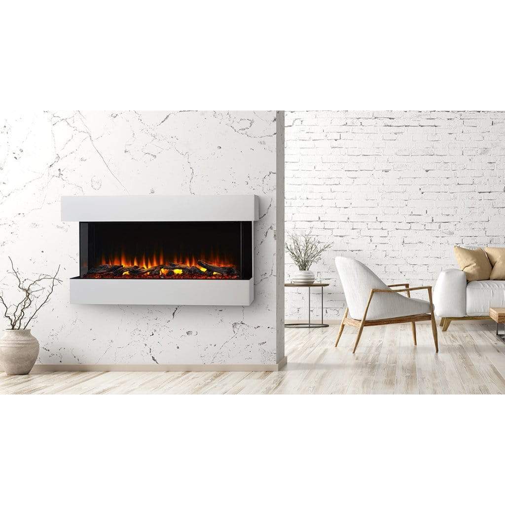 SimpliFire 43 Inch Scion Trinity Built-In Linear 3-Sided Electric Fireplace