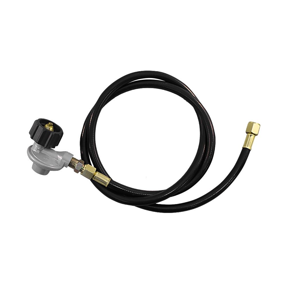 American Fire Glass Fire Pit Propane Installation Kit with Chrome Key Valve