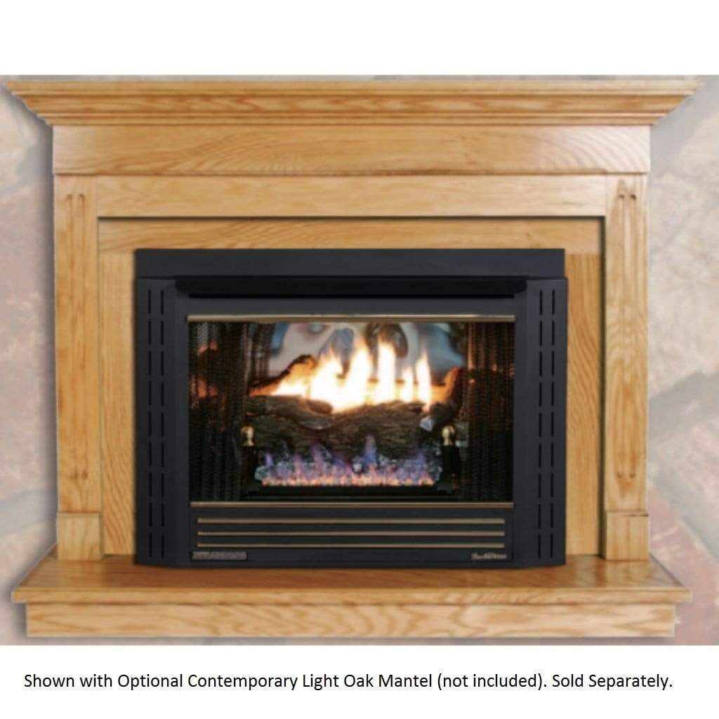 Buck Stove Model 34 Contemporary Vent Free Gas Stove With Blower
