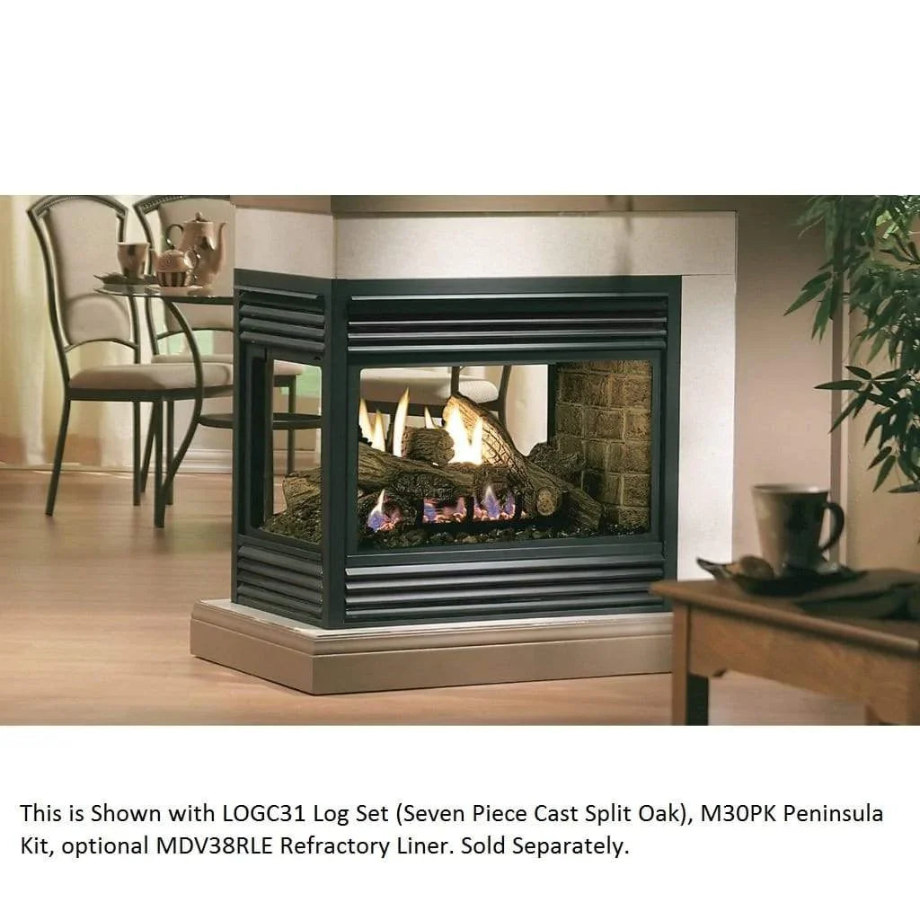 Kingsman - Grill Kit Black For Zero Clearance Direct Vent Gas Fireplaces