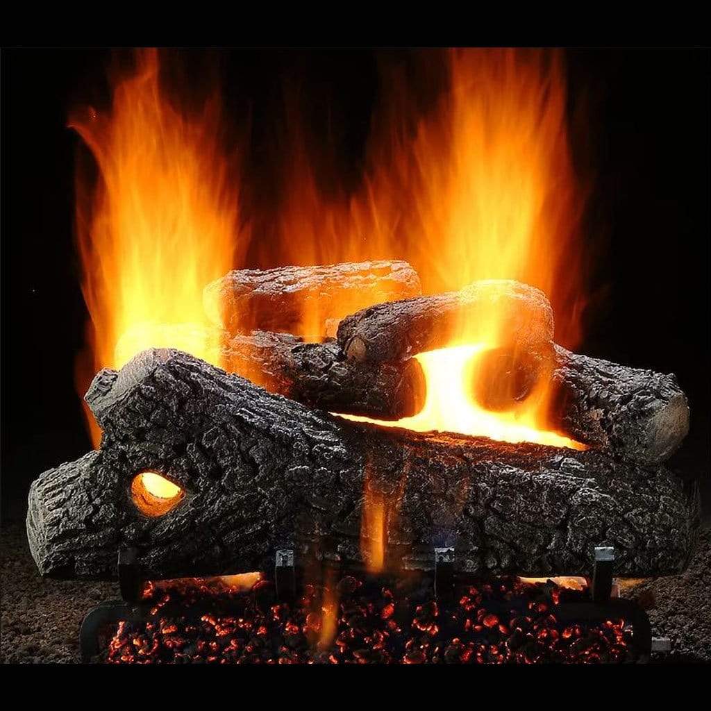 18" Classic Oak Single Side Vented Gas Log - Hargrove